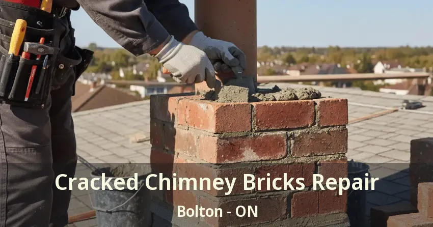 Cracked Chimney Bricks Repair Bolton - ON